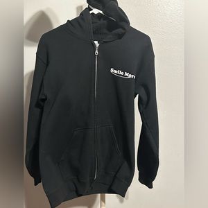 Vintage black zip up